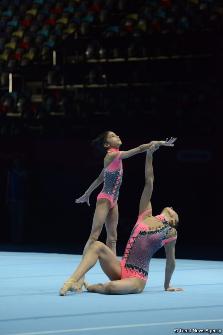 В столице Азербайджана стартовал заключительный день соревнований 27-го Первенства страны и Чемпионата Баку по акробатической гимнастике (ФОТО)