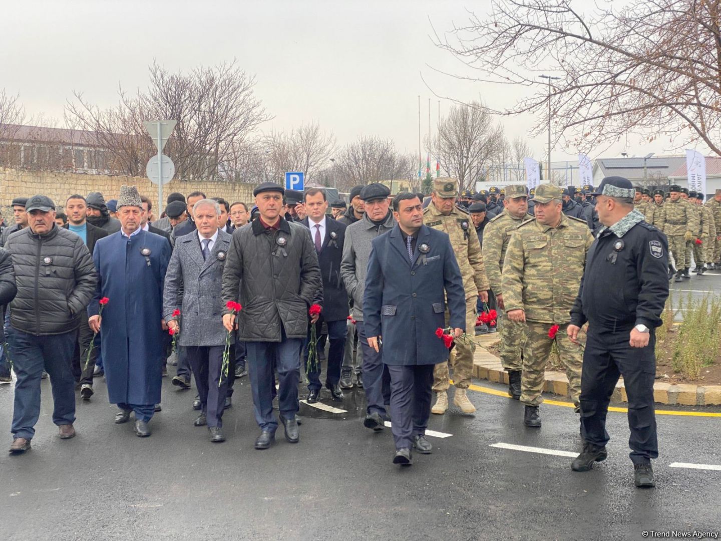 В Агдаме прошло шествие в связи с 30-й годовщиной Ходжалинского геноцида (ФОТО)