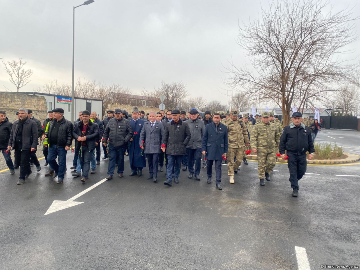 В Агдаме прошло шествие в связи с 30-й годовщиной Ходжалинского геноцида (ФОТО)