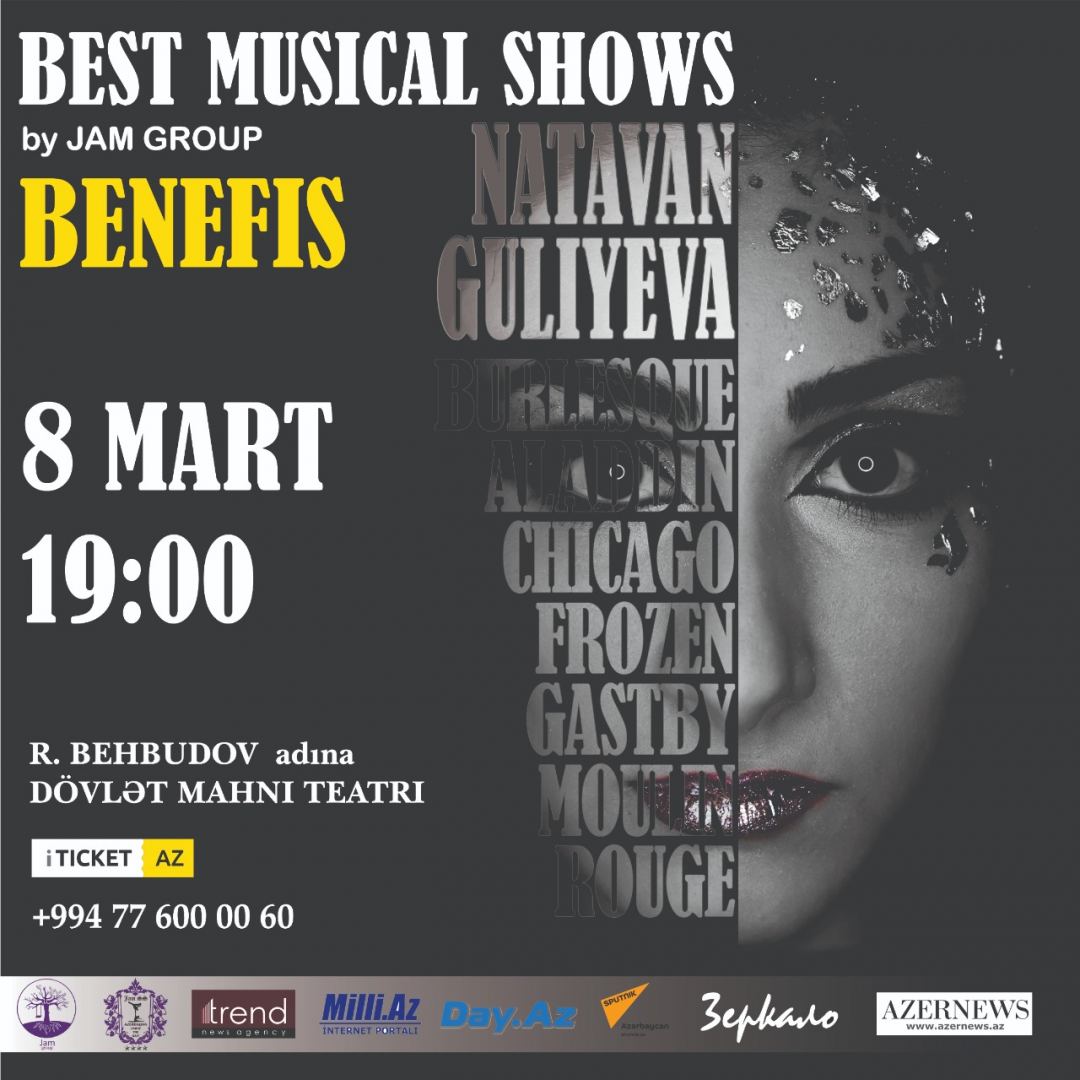 Лучший подарок азербайджанским женщинам на 8 марта - шесть мировых мюзиклов в один день (ФОТО)