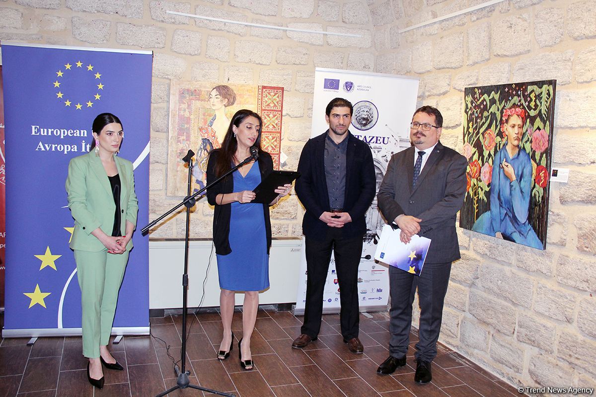 Шедевры мировой живописи с азербайджанскими коврами! В Баку состоялось открытие Фестиваля культурного наследия FantazEU (ФОТО)
