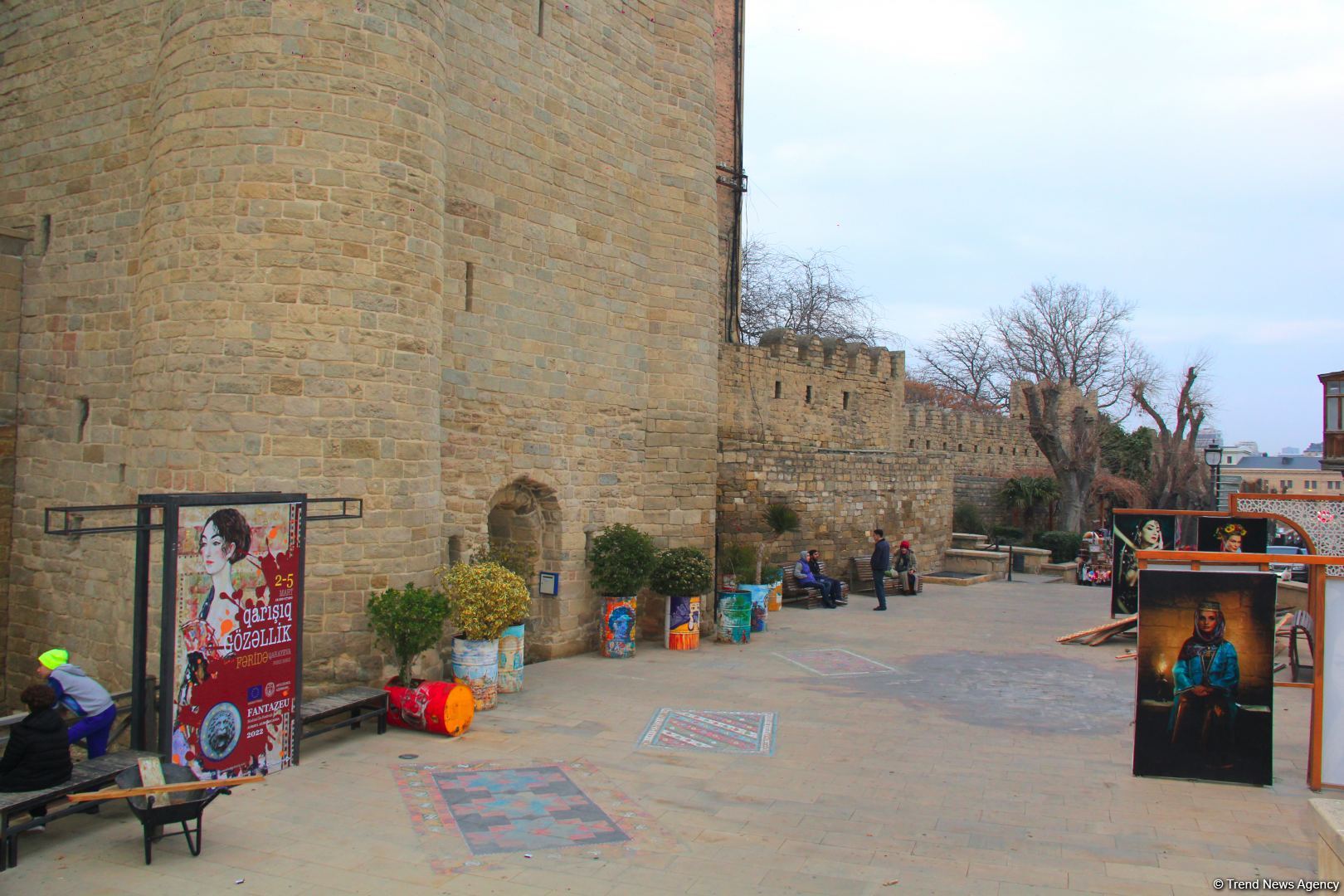 Ичери шехер в начале весны – прогулка перед закатом (ФОТО)