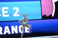 В Баку стартовал первый день Всемирных соревнований среди возрастных групп по акробатической гимнастике (ФОТО)