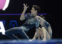 В Баку стартовал первый день Всемирных соревнований среди возрастных групп по акробатической гимнастике (ФОТО)