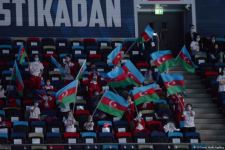 Азербайджанские гимнасты Милана Алиева и Низам Хамидулин занимают второе промежуточное место в квалификации (ФОТО)