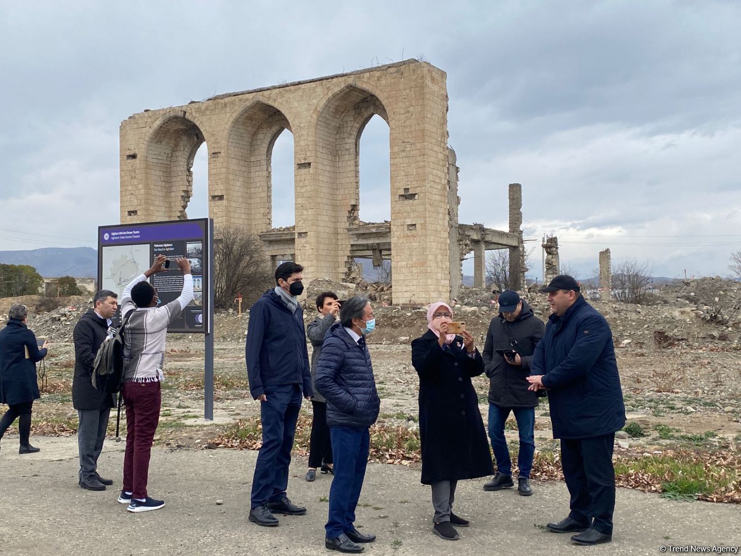 Исполнительный директор UN-HABITAT прибыла в Агдамский район (ФОТО)