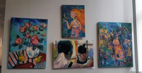 Научиться рисовать в 75 лет! Выставка картин учеников Нигяр Нариманбековой (ФОТО)