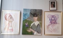 Научиться рисовать в 75 лет! Выставка картин учеников Нигяр Нариманбековой (ФОТО)