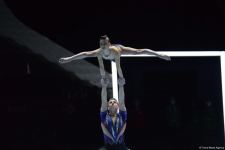 В Баку продолжаются соревнования первого дня 28-го Чемпионата мира по акробатической гимнастике (ФОТО)