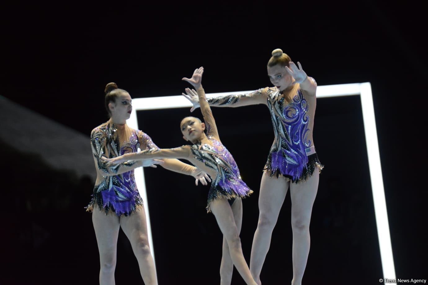 В Баку продолжаются соревнования первого дня 28-го Чемпионата мира по акробатической гимнастике (ФОТО)