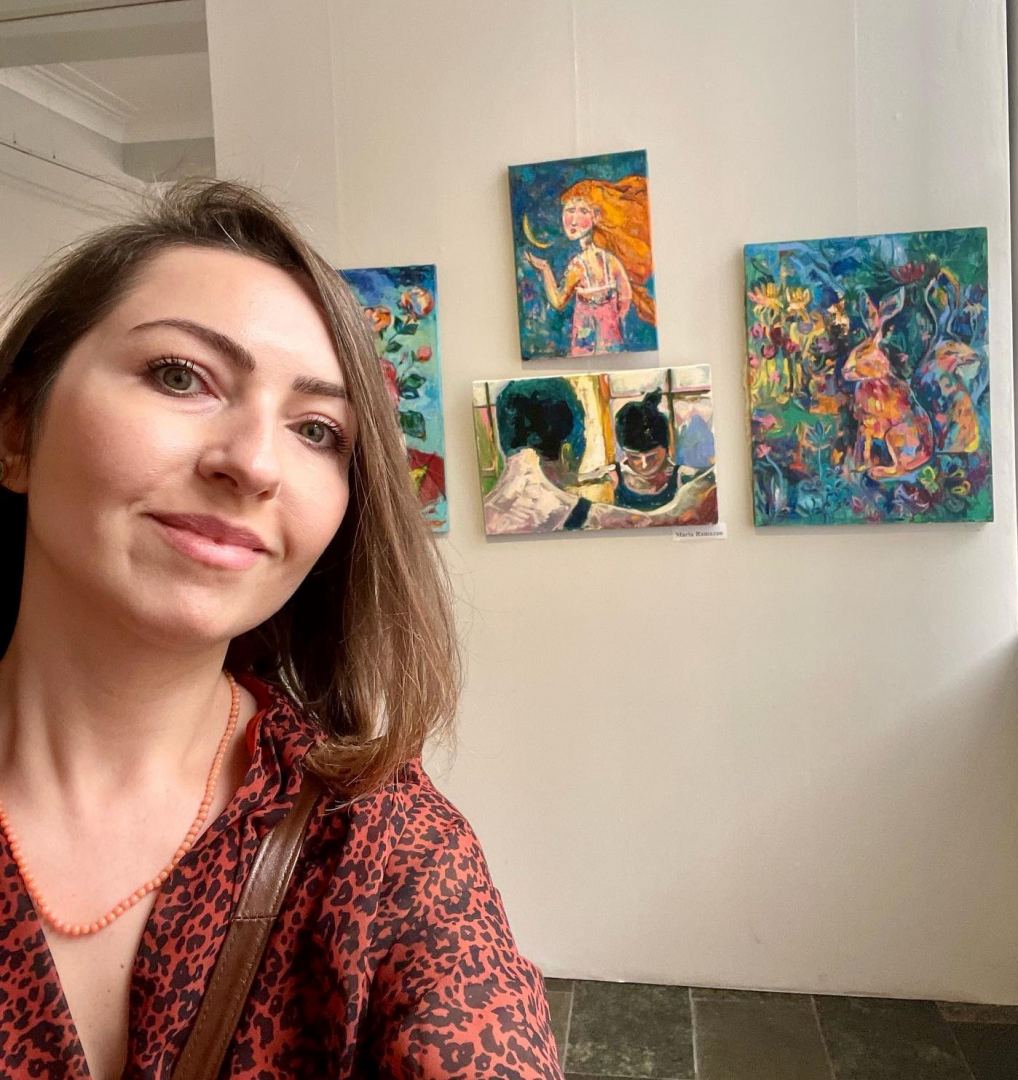 Научиться рисовать в 75 лет! Выставка картин учеников Нигяр Нариманбековой (ФОТО)