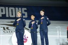 ЧМ в Баку: состоялась церемония награждения победителей среди смешанных пар, женских и мужских групп (ФОТО)