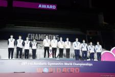 ЧМ в Баку: состоялась церемония награждения победителей среди смешанных пар, женских и мужских групп (ФОТО)