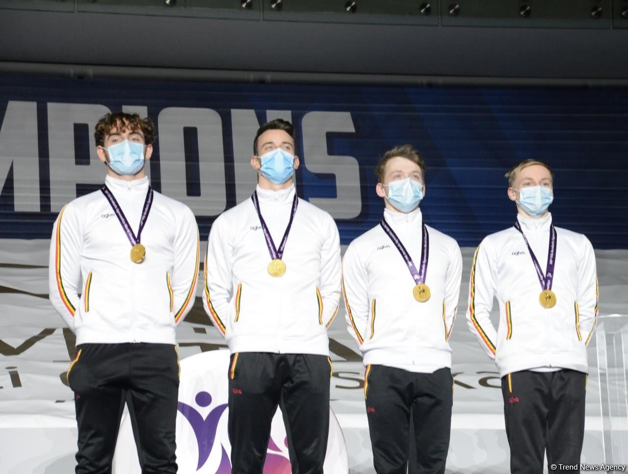 ЧМ в Баку: состоялась церемония награждения победителей среди смешанных пар, женских и мужских групп (ФОТО)