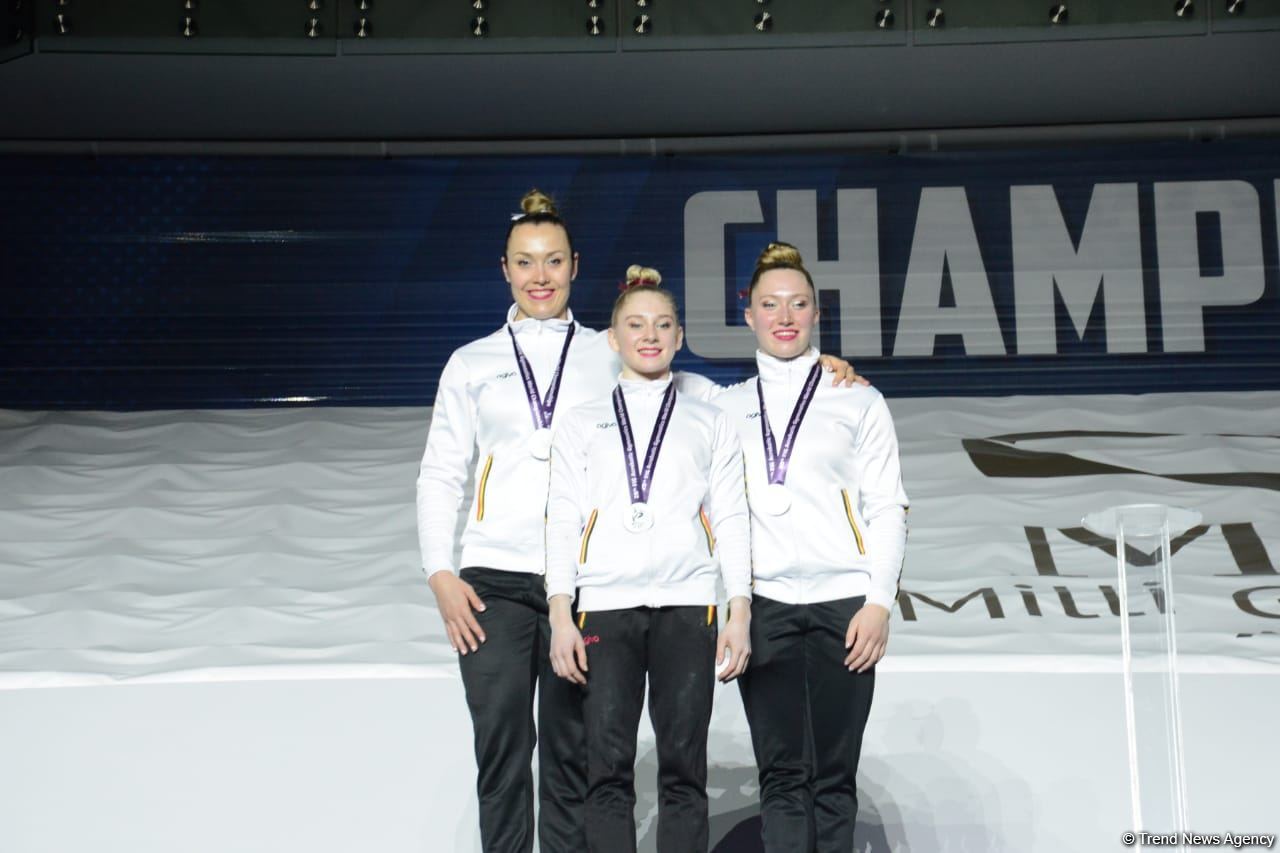 ЧМ в Баку: состоялась церемония награждения победителей среди смешанных пар, женских и мужских групп (ФОТО)