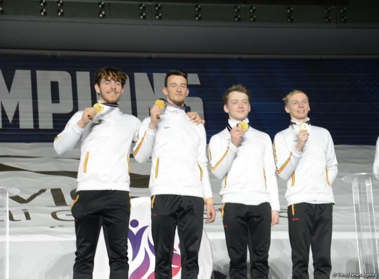 ЧМ в Баку: состоялась церемония награждения победителей среди смешанных пар, женских и мужских групп (ФОТО)