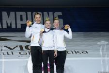 ЧМ в Баку: состоялась церемония награждения победителей среди смешанных пар, женских и мужских групп (ФОТО)