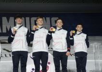 ЧМ в Баку: состоялась церемония награждения победителей среди смешанных пар, женских и мужских групп (ФОТО)