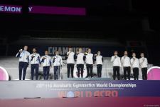 ЧМ в Баку: состоялась церемония награждения победителей среди смешанных пар, женских и мужских групп (ФОТО)