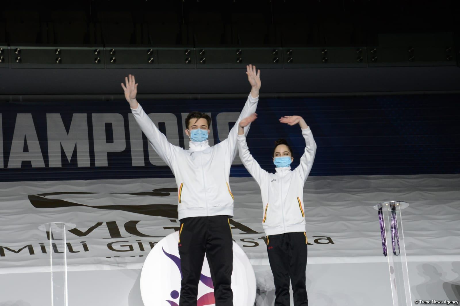 ЧМ в Баку: состоялась церемония награждения победителей среди смешанных пар, женских и мужских групп (ФОТО)