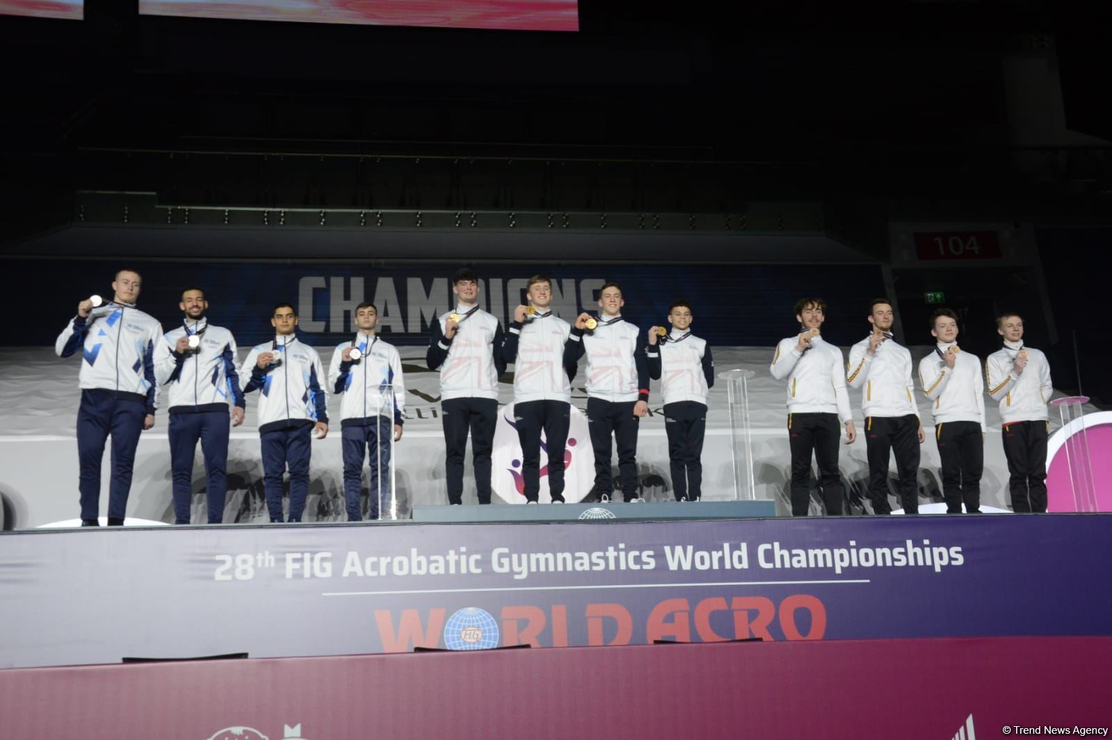 ЧМ в Баку: состоялась церемония награждения победителей среди смешанных пар, женских и мужских групп (ФОТО)