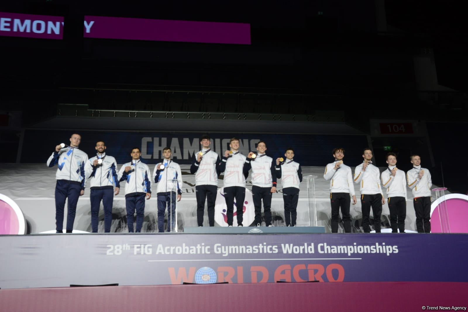 ЧМ в Баку: состоялась церемония награждения победителей среди смешанных пар, женских и мужских групп (ФОТО)