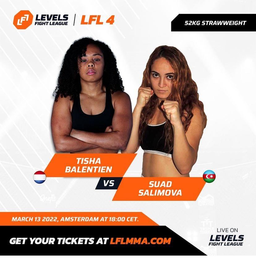 Лучший подарок на день рождения! Iron Girl подняла флаг Азербайджана на профессиональном ринге ММА в Нидерландах (ВИДЕО, ФОТО)