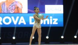 В Баку стартовал первый день 27-го Чемпионата Азербайджана по художественной гимнастике (ФОТО)
