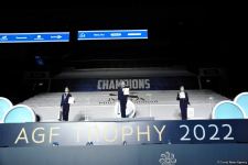 Определены победители Чемпионата Азербайджана по художественной гимнастике среди "юниоров" – церемония награждения (ФОТО)