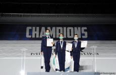 Определены победители Чемпионата Азербайджана по художественной гимнастике среди "юниоров" – церемония награждения (ФОТО)