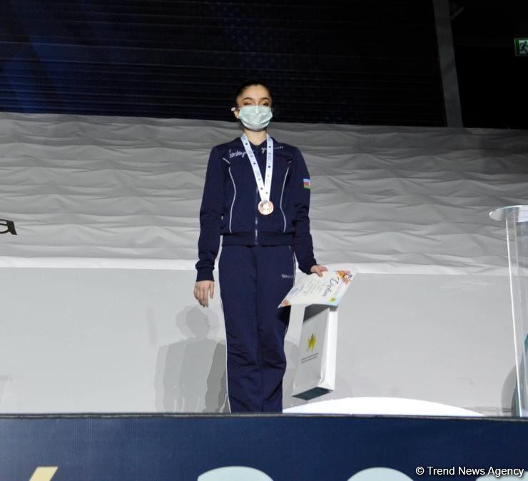 Определены победители Чемпионата Азербайджана по художественной гимнастике среди "юниоров" – церемония награждения (ФОТО)