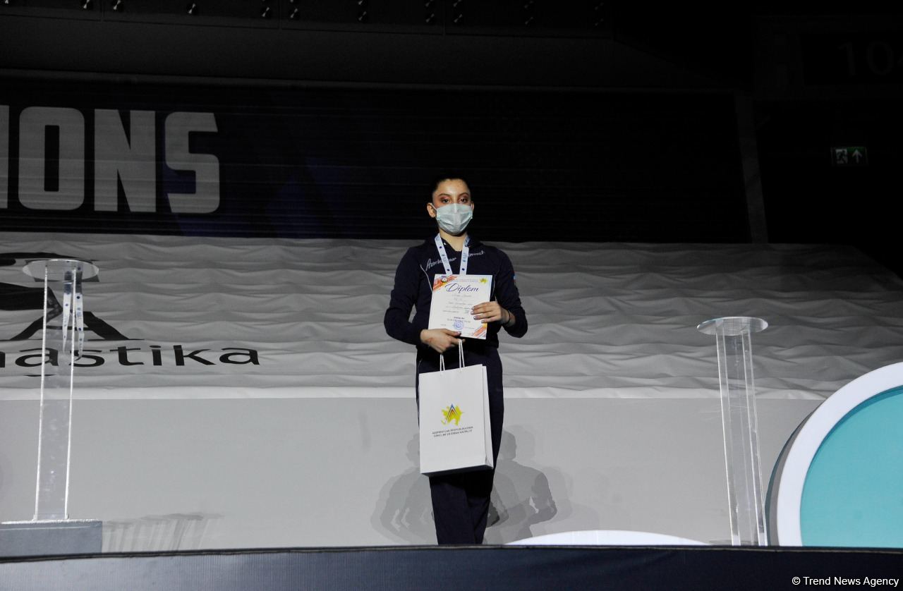 Определены победители Чемпионата Азербайджана по художественной гимнастике среди "юниоров" – церемония награждения (ФОТО)