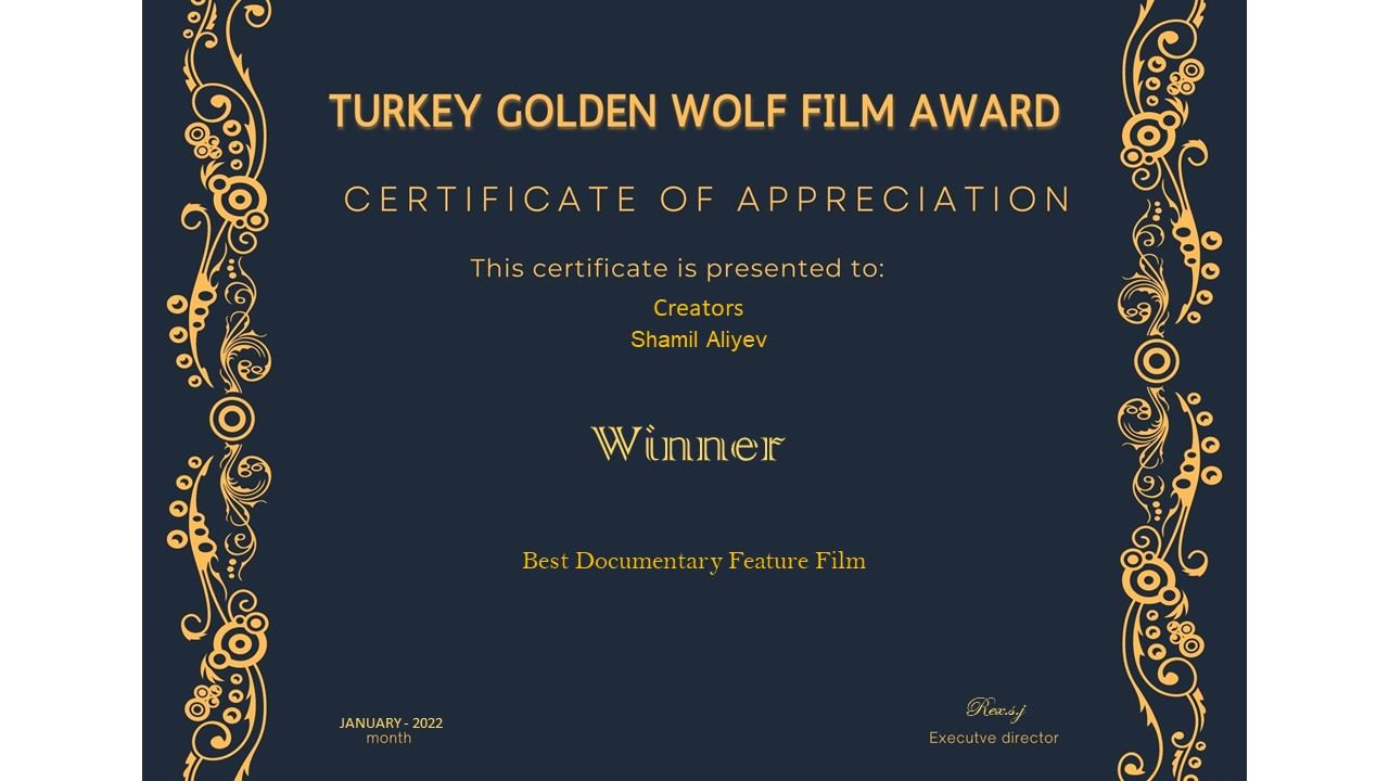 Международное признание фильма Шамиля Алиева (ФОТО)