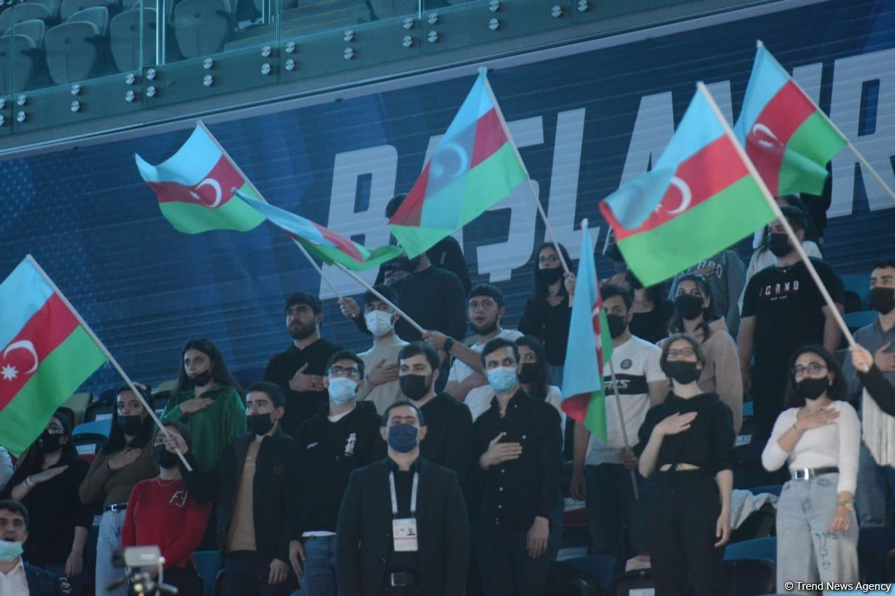 В Баку состоялась торжественная церемония открытия Кубка мира FIG по спортивной гимнастике (ФОТО)