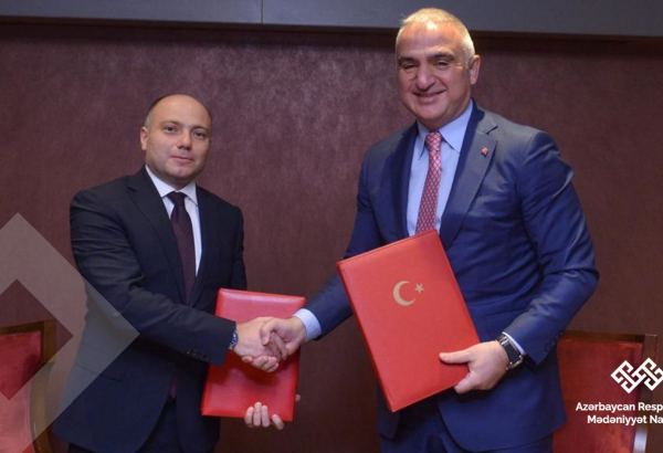 Министры культуры Азербайджана и Турции подписали протокол о реализации совместной программы (ФОТО)