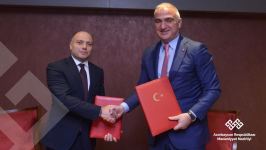 Министры культуры Азербайджана и Турции подписали протокол о реализации совместной программы (ФОТО)