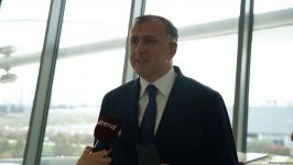 Посол Грузии встретился со спортсменами своей страны в рамках проходящего в Баку Кубка мира FIG по спортивной гимнастике (ФОТО)