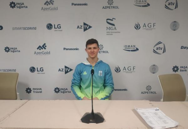 Стараемся показать на Кубке мира в Баку высокие результаты – украинский гимнаст