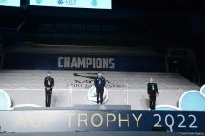 В Баку состоялась церемония награждения победителей Кубка мира FIG по мужской и женской спортивной гимнастике (ФОТО)