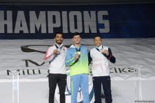 В Баку состоялась церемония награждения победителей Кубка мира FIG по мужской и женской спортивной гимнастике (ФОТО)