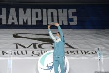 В Баку состоялась церемония награждения победителей Кубка мира FIG по мужской и женской спортивной гимнастике (ФОТО)