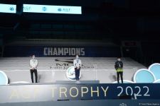 В Баку состоялась церемония награждения победителей Кубка мира FIG по мужской и женской спортивной гимнастике (ФОТО)