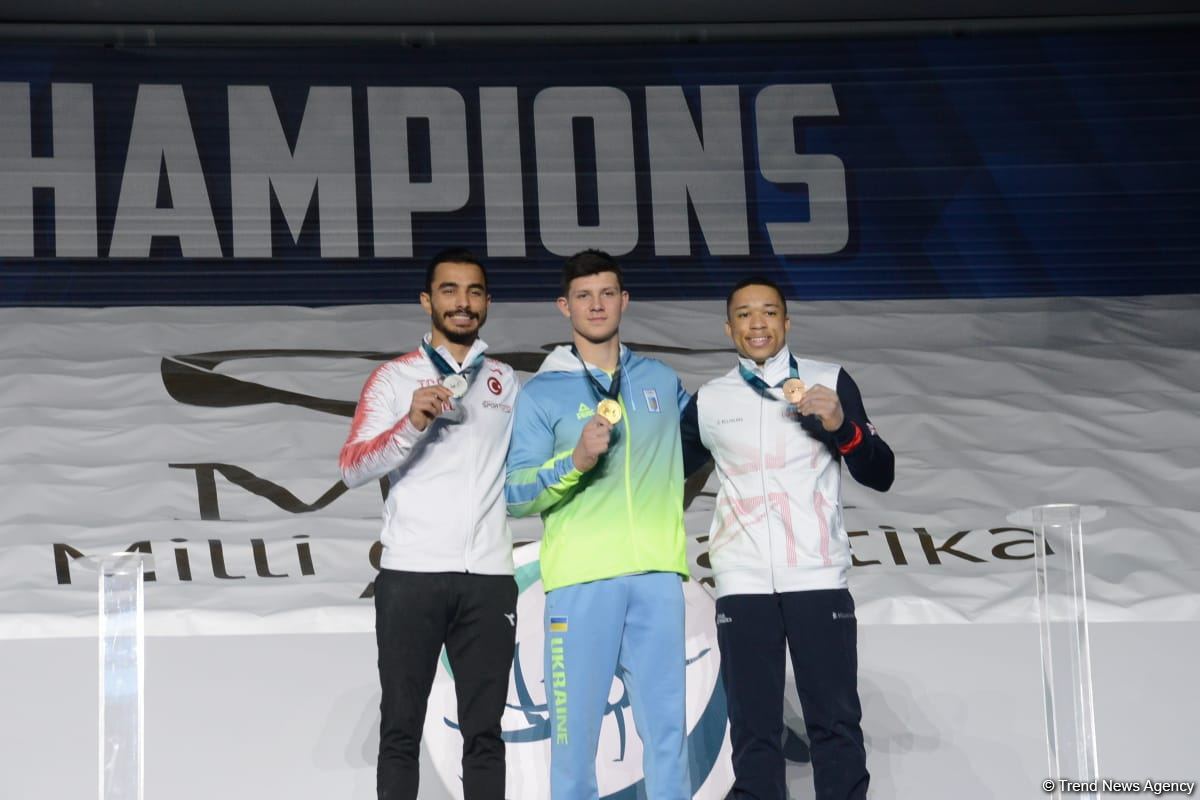 В Баку состоялась церемония награждения победителей Кубка мира FIG по мужской и женской спортивной гимнастике (ФОТО)