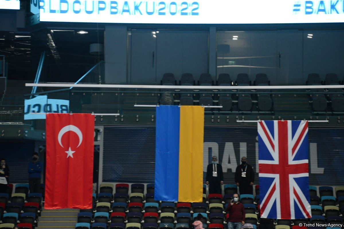 В Баку состоялась церемония награждения победителей Кубка мира FIG по мужской и женской спортивной гимнастике (ФОТО)