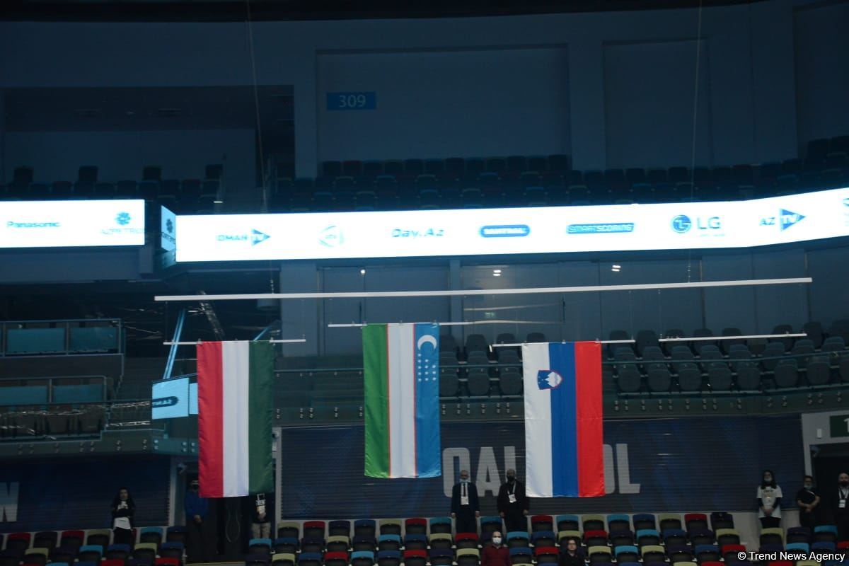 В Баку состоялась церемония награждения победителей Кубка мира FIG по мужской и женской спортивной гимнастике (ФОТО)