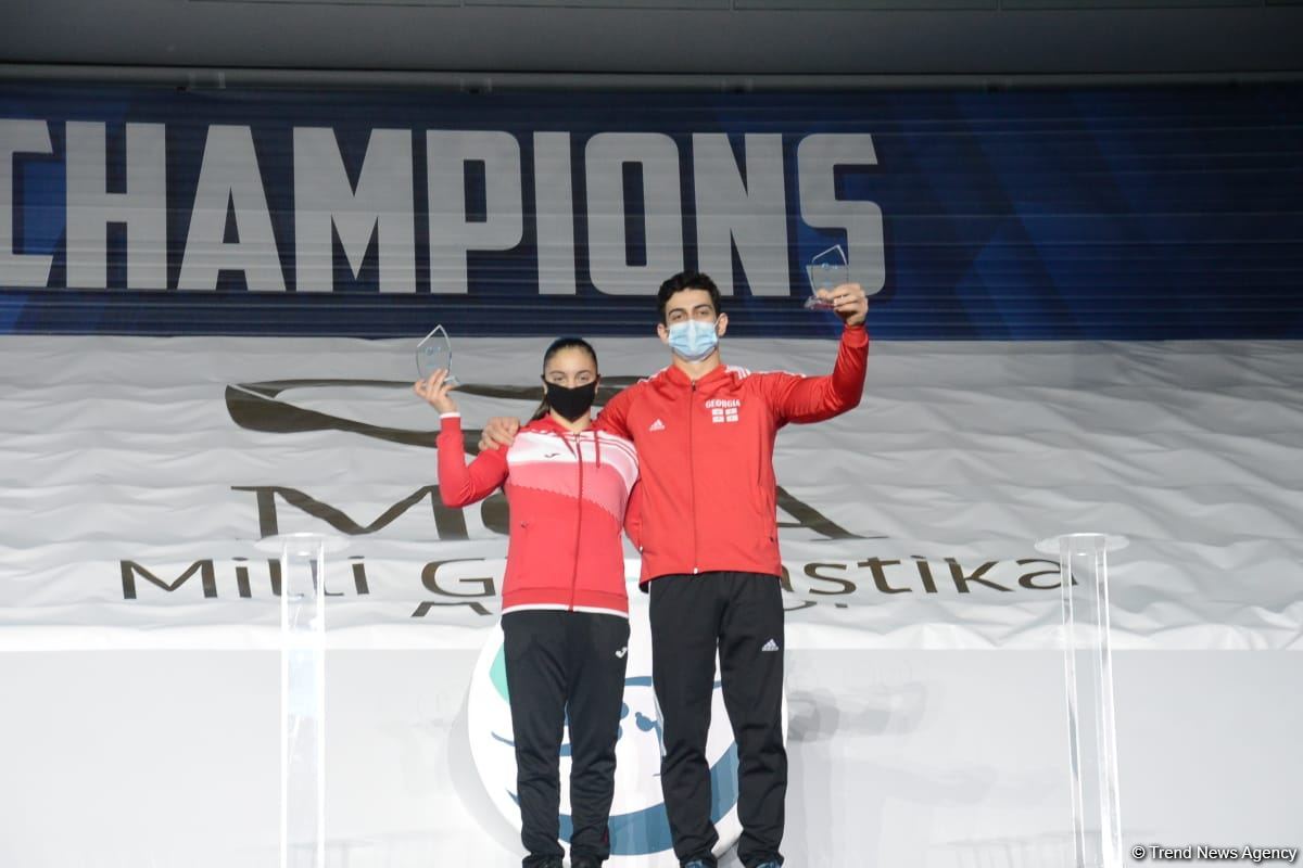 В Баку состоялась церемония награждения победителей Кубка мира FIG по мужской и женской спортивной гимнастике (ФОТО)