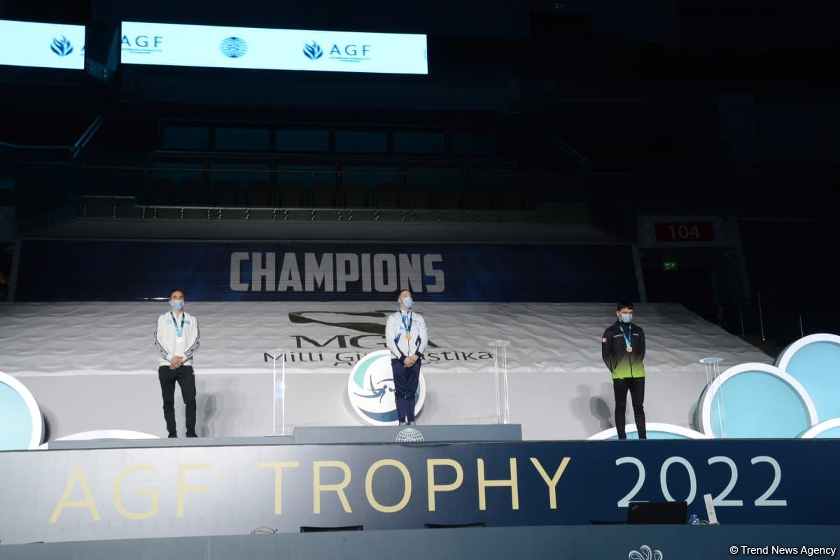 В Баку состоялась церемония награждения победителей Кубка мира FIG по мужской и женской спортивной гимнастике (ФОТО)