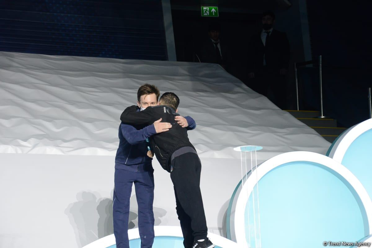 В Баку состоялась церемония награждения победителей Кубка мира FIG по мужской и женской спортивной гимнастике (ФОТО)