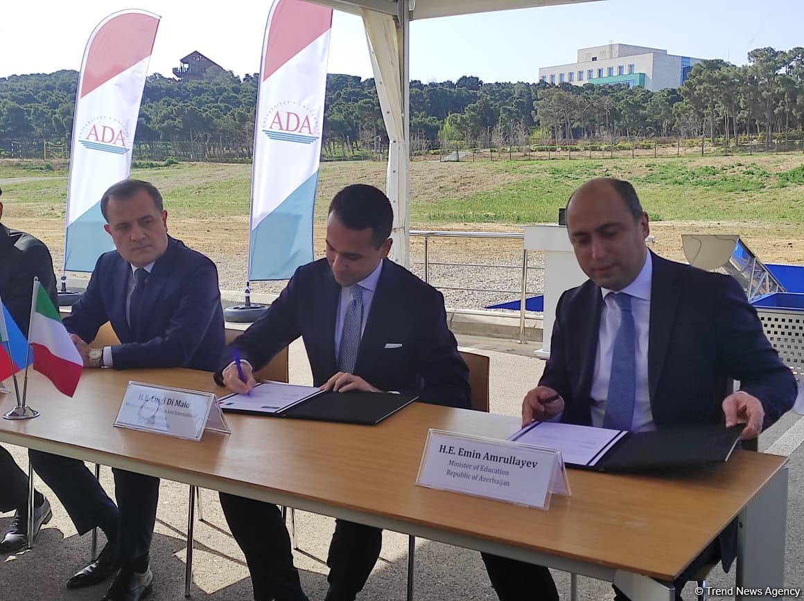 Подписан документ о строительстве итальяно-азербайджанского университета (ФОТО)