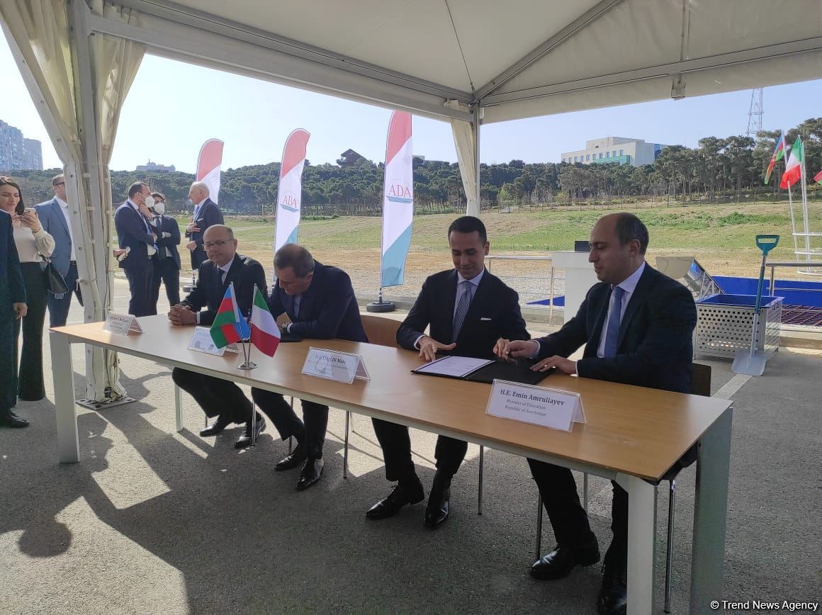 Подписан документ о строительстве итальяно-азербайджанского университета (ФОТО)